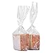 100 Clear Bags - 8'' x 16'' with 4