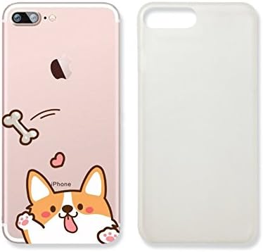 Cute Corgi Dog Slim Transparent Iphone 7 Case, Clear Iphone Hard Cover Case For Apple Iphone 6 6s Emerishop (VAE257.7sl)
