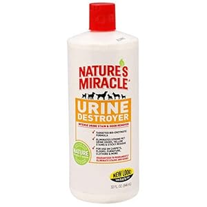 7. Nature's Miracle – Urine Destroyer Stain and Residue Eliminator