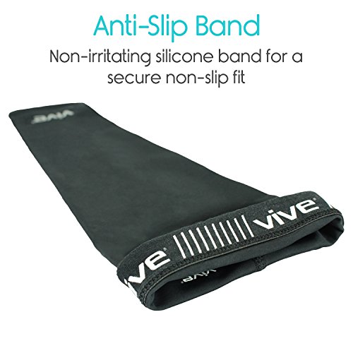 image for Vive Leg Sleeves (Pair) - Full Compression Knee Wraps, Thigh Calf Supp