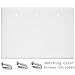 ENERLITES Blank Device Wall Plate, Blank Outlet Cover, Gloss Finish, Standard Size 3-Gang 4.5