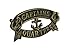 Hampton Nautical Cast Iron Decoration Captain's Quarters Sign Metal Wall Plaque, 9