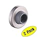 KES SUS 304 Stainless Steel Wall Door Stoppers Rubber Bumper Contemporary Safety Doorstop Sound Dampening Heavy Duty Brushed Finish, HDS214-2-P2