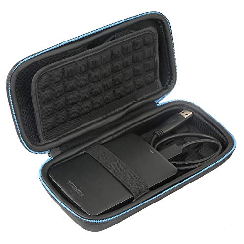 Baval Hard Case Compatible with Toshiba Canvio Basics,Seagate Expansion,Backup Plus,Samsung 1TB 2TB 4TB Portable External Hard Drive USB 3.0