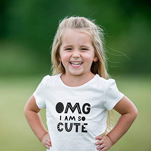 Outee Heat Transfer Vinyl Black HTV Vinyl 12" x 8ft Permanent Vinyl for