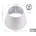 Lamp Shade IMISI Desk Lamp Table Lamp Shade Linen Fabric White Reading Lamp Shades 7.9 X 7.5 X 11.8 Inch Dining Standing White Lamp Shades for Men (one-Pack)