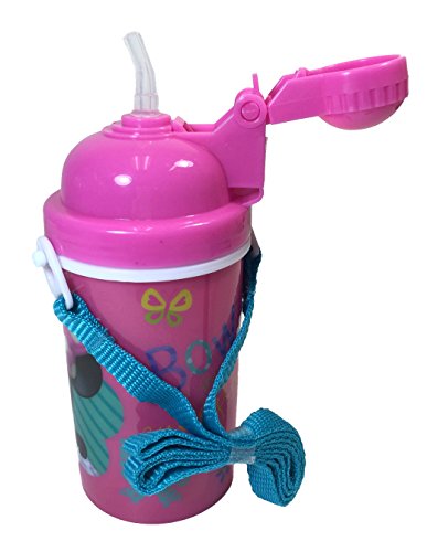 Disney Minnie Mouse Canteen w/ Popup Lid & Straps Water Bottle Tumbler Cup