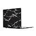 ZINMARK 13 Inch Laptop Case Cover Compatible with MacBook Air 13.3 Inch A1369 / A1466, Plastic Folio Hard Cover Casee - Black Marble