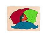 Hape Elephants George Luck Wooden Layers Puzzle
