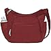 Travelon Anti-Theft Cross-Body Bucket Bag (One Size, Cranberry)