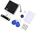 Lawei Electronic Cabinet Lock Kit Set with RFID Card and Tag Entry - Hidden DIY Locks for for Wooden Cabinet Drawer Locker