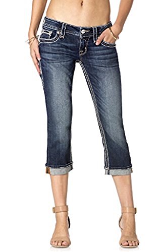 Rock Revival Women's Celine P89 Capri Jeans (Waist 29 Length 20)