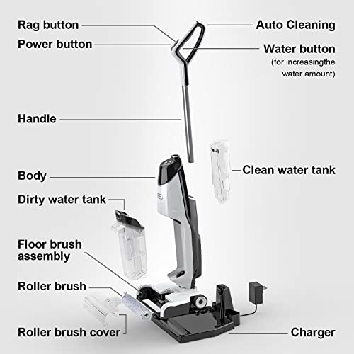 Cordless Wet Dry Vacuum Cleaner, Cellay All in One Upright Vacuum