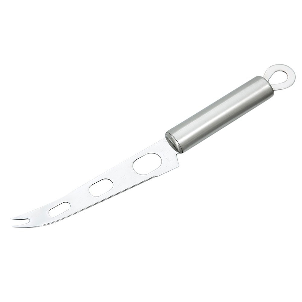 TAFOND Stainless Steel Non-stick Multi-Use Semi-Hard and Hard Cheese Fruit and Veggie Knife with Open Surface Blade