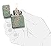 Zippo Alligator Armor Chameleon High Polish Chrome Pocket Lighter, One Size