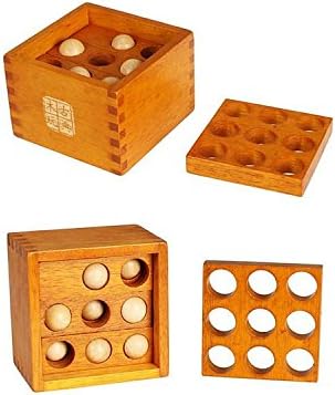 Wooden Stacking Toy Puzzle Game Kid Intelligence Educational Learning Puzzles Great Item To Challenge Your Brain And Also A Good For Home Decoration Or Kids Gift