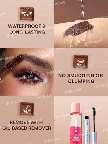 SHEGLAM All-In-One Volume & Length Mascara, Waterproof, Macchiato