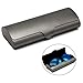 ZZ Sanity Slim Aluminium Lightweight Glasses Eyeglasses Case Spectacles Box (Metal gray)