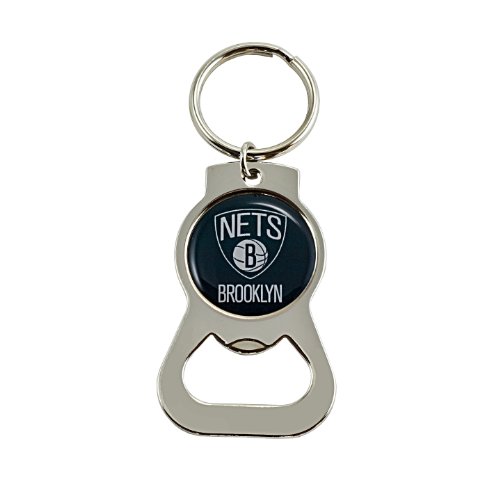 Nba brooklyn nets bottle opener key ring