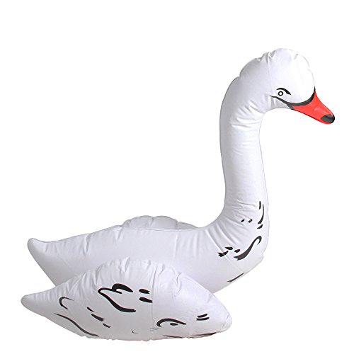 28" Inflatable Large Swan Swimming Pool and Spa Toy Accessory