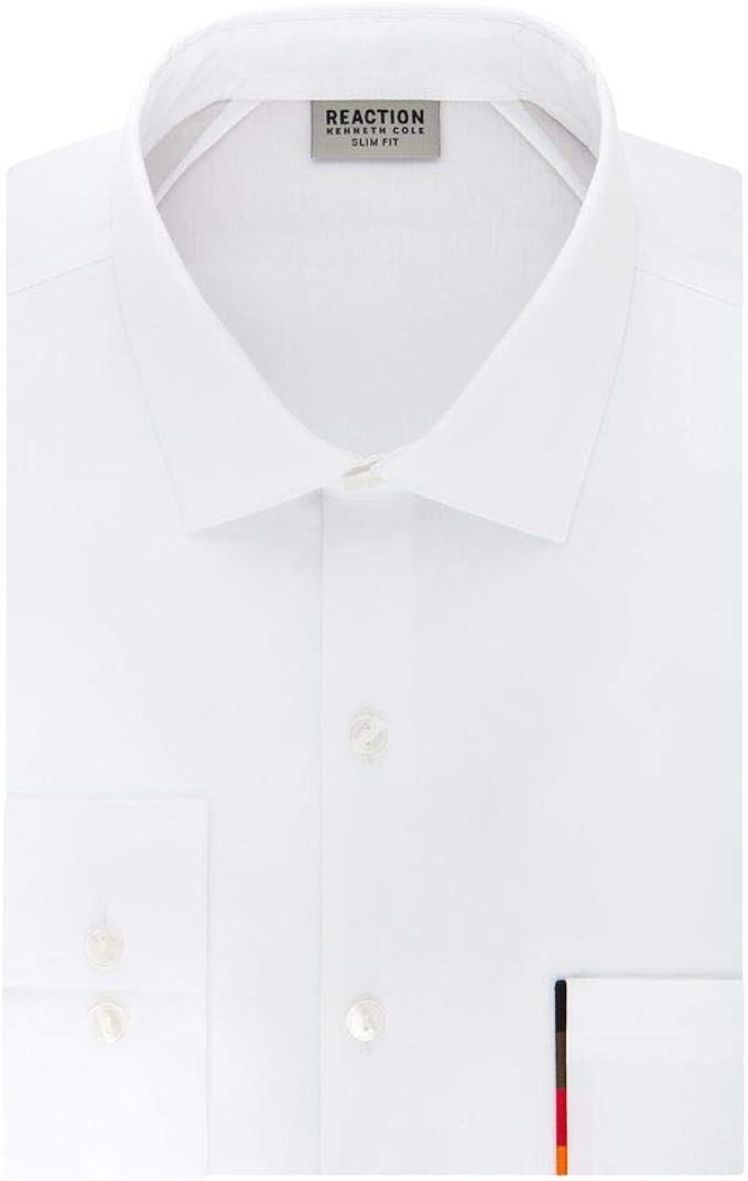 kenneth cole reaction white dress shirt