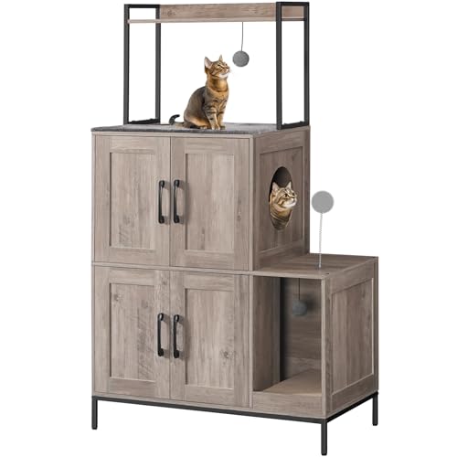 HOOBRO Double Litter Box Cabinet