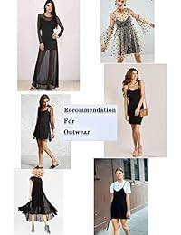Popbee Vestido de mujer con tirantes ajustables, estilo espagueti