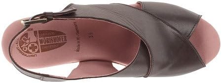Worishofer Women's 197 Chocolate Sandal 38 (US Women's 7.5-8) M (B)