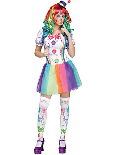 Fun World Women's Color Clown Costume
