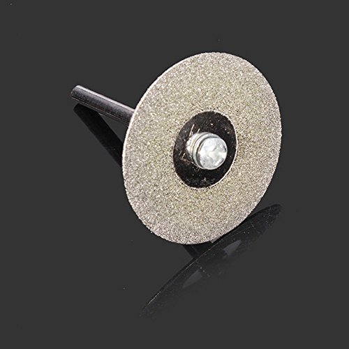 Lukcase 10PCS 1/8" Diamond Cutting Discs Cut-off Wheel Blades Set For Dremel Rotary Tool