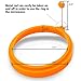 Eggssentials Silicone Egg Ring Set for Frying Eggs and Pancakes| Egg Rings Mold Comes with 2 Bonus Silicone Straws and Cleaner| BPA Free