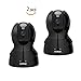 Wireless security camera, Fsmart 2 pack Surveillance Video Dome Camera Home IP Wifi Indoor Motion Detection PTZ Night Vision Two Way Audio Pet Baby Monitor Camera System.