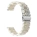 for Samsung Galaxy Watch 42mm / Gear S2 Classic Watchband, TRUMiRR 20mm Quick Release Resin Watch Band Stainless Steel Buckle Strap Wrist Bracelet for Gear Sport, Garmin Vivoactive 3,