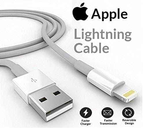 Apple Lightning iPhone Cable charger (3ft) Compatible With Charging iPhone Xs/ X / 8 / 8 Plus / 7 / 7 Plus / 6 / 6 Plus / 5 / 5s ,iPad Pro Air 2, iPad mini 4,3,2. (Apple Mfi Certified) {White}