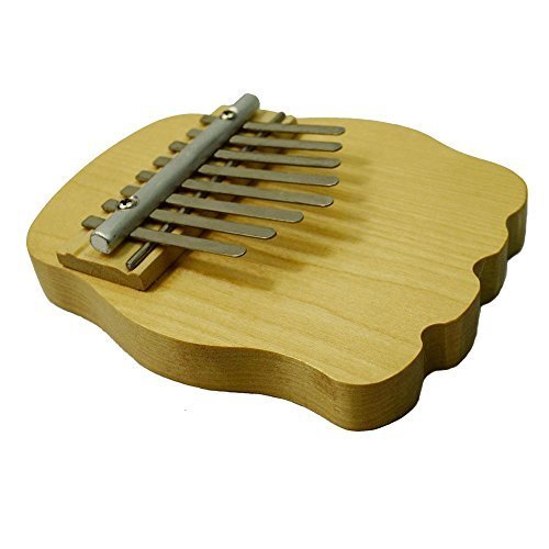 M Y Fly Young Kalimba Thumb Piano Finger Piano 8 Keys Tunable Feet Design Wood for Kid Children Gift Light Yellow