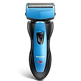 Runwe Rs726 Men's Electric Foil Shaver Razor Electric Travel Shaver USB Charged Dry/Wet Grooming Kit IPX 7 Waterproof Rechargeable