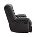 Serta Big & Tall Memory Foam Massage Recliner, Grey