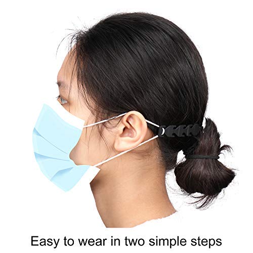 labato Mask Extension Hook Anti-Slip Mask Extender Strap Hooks Adjustable Ear Hook Mask Comfortable