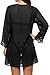 Avidlove Womens Sheer Lace Beach Cover Up Deep V Chiffon Beachwear Blouse Bikini