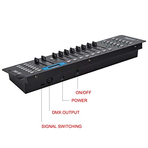 MARYGEL 192 CH DMX 512 Controller, Dmx Console for Stage Lights,Dj Lights, Par Lights, Moving head lights, Pubs, Disco. - Thumbnail 3