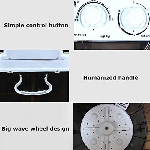 宅送 ポータブル半自動洗濯機ポータブルコンパクト 洗濯機ミニ 小型洗濯機と一緒に家に寮のアパートのためにタイマーコントロールとドライ脱水 ブラック Zxvbyuff おもちゃ ドラッグストア B081xsnqcp 洗濯機 乾燥機