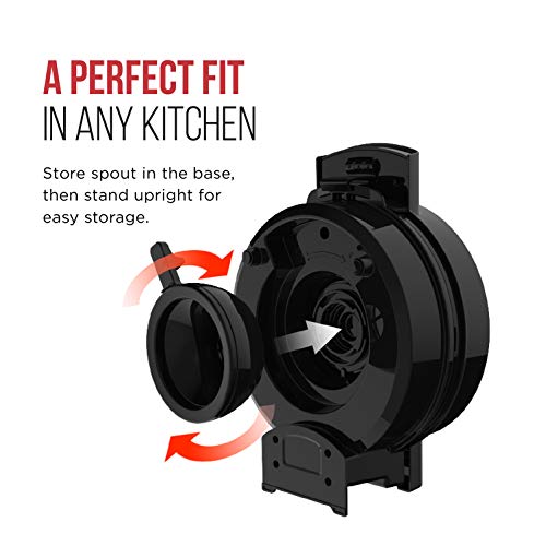 3 Chefman+Belgian+Waffle+Maker+Spout+RJ04+4RV