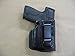Taurus 709/740 Slim with Laser IWB Leather in The Waistband Concealed Carry Holster CCW Black RH