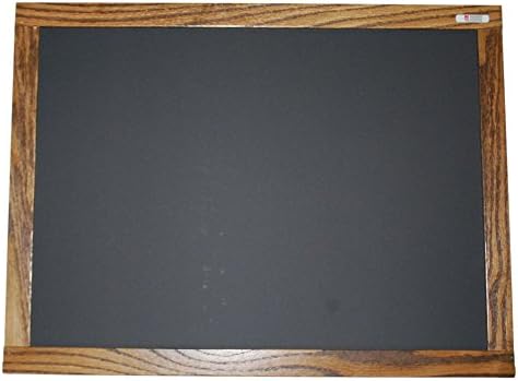 Marsh Chalkboard WS-182NT Walnut / Black 18 x 24" Chalkboard w/o Tray