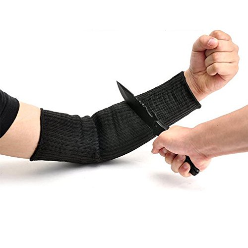 Buwico Black Kevlar Sleeve 355mm Arm Protection Sleeve Level 5 Anti