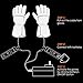 Rabbitroom Heated Gloves Men Electric Rechargeable Battery Powered Heated Hunting Gloves for Men Women Waterproof Touchscreen Thermal Hand Warmers Motorcycling Skiing Cycling Glove for Winter Outdoor