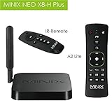 MINIX NEO X8-H Plus Amlogic S812-H Smart TV Box for Android 4.4 with A2 Lite Six-Axis Gyroscope and Gigabit Ethernet LAN, 2GB RAM 16GB eMMC ROM