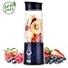Portable Blender, TOPQSC Personal Blender 5200 mAh USB Rechargeable, 13.5oz Smoothie Blender Single Serve, Stainless blades 16500rpm, Perfect for Smoothies and Shakes, Baby Food, FDA/BPA Free (Blue)