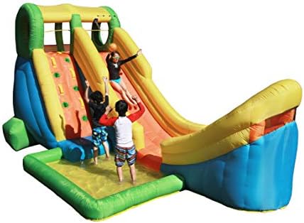 Sportspower Inflatable Half Pipe Outdoor Water Slide With Splash