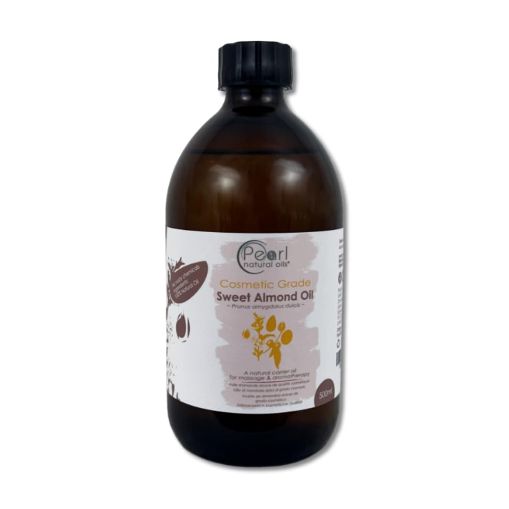 Cosmetic Grade Sweet Almond Oil GMO free, Vegan, 500ml